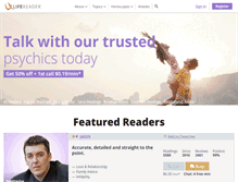 Tablet Screenshot of lifereader.com